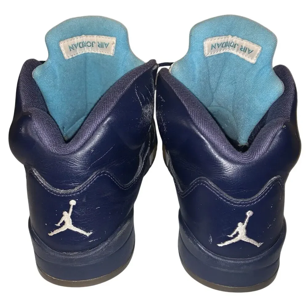 Air Jordan 5 Retro Pre-Grape Basketball Sneakers Shoes Size 9 Hornets Alternate